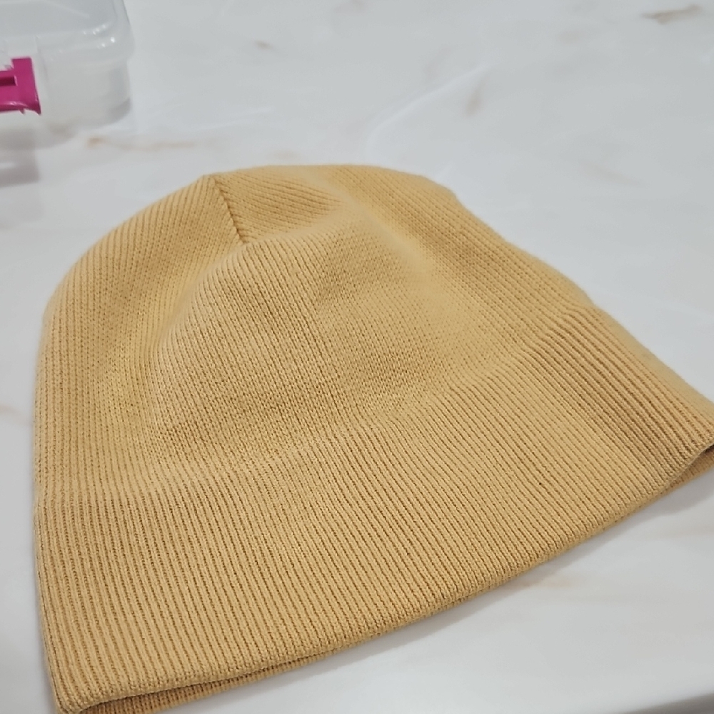 Classic Tan Knit Beanie